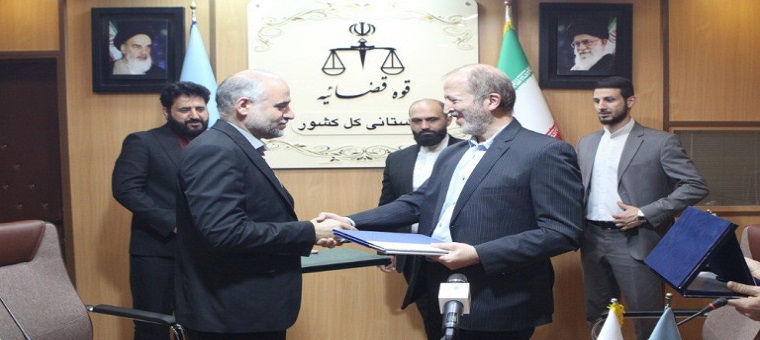 امضای تفاهم نامه همکاری میان دانشگاه تربیت مدرس و معاونت حقوق عامه و پیشگیری از وقوع جرم دادستانی کل کشور