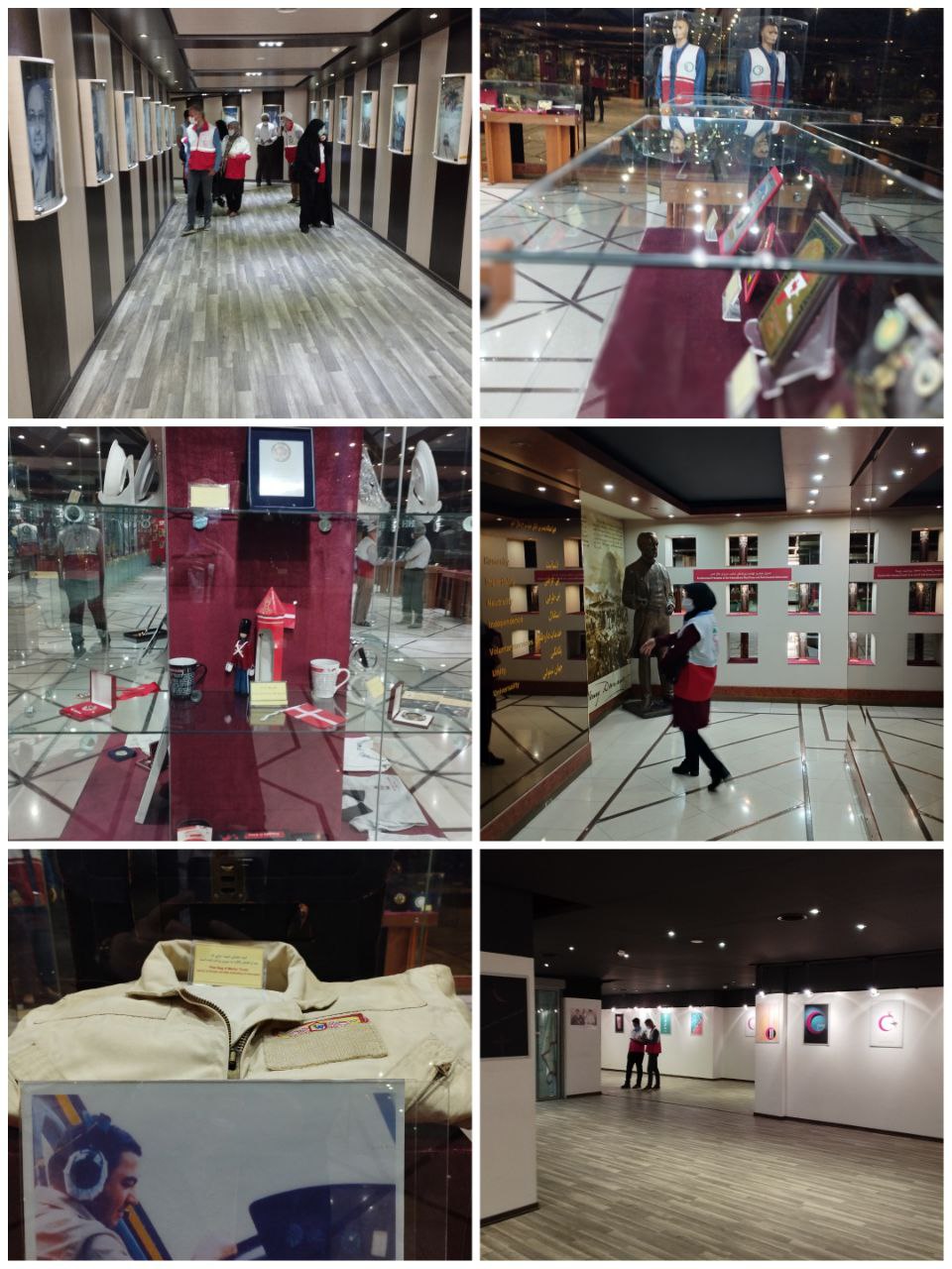 بازدید شورای مرکزی کانون دانشجویی هلال احمر دانشگاه تربیت مدرس از موزه هلال احمر واقع در خیابان ولی عصر، ساختمان توان بخشی هلال احمر